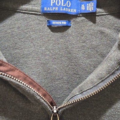 Polo Ralph Lauren Cotton Mock Neck Pullover Sweater Olive XL Long Sleeve