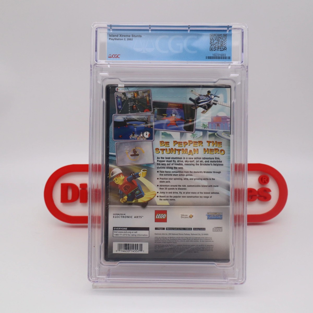 PS2 PlayStation 2 LEGO: ISLAND XTREME STUNTS - CGC GRADED 9.6 A