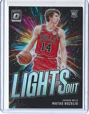 2024-25 Panini Donruss Optic - Lights Out Matas Buzelis #6 Holo Prizm (RC)