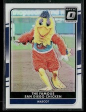 2016 Donruss Optic #165 The Famous San Diego Chicken Holo