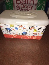 HUGGIES WIPE CONTAINER DISNEY MICKEY MOUSE CONTAINER MINNIE MOUSE