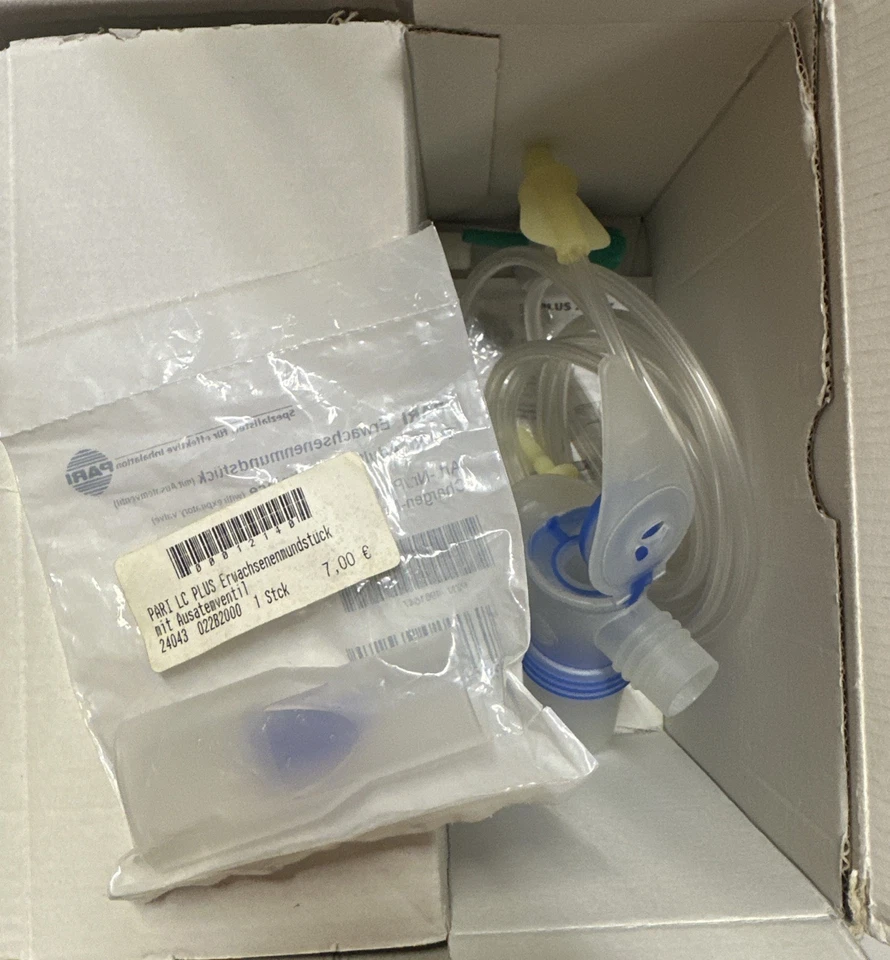PARI Junior BOY N, 085 Inhalationsgerät Gebraucht komplett Mit Neuem Mundstück - Bild 2 von 3