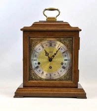TREND Vintage Mantle Clock Franz Hermle Two Jewel German Movement