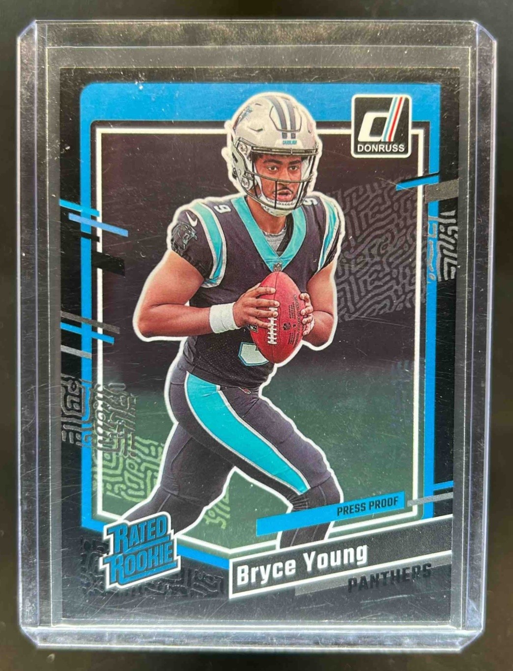 2023 Donruss Bryce Young Press Proof Black Rated Rookie #/10 Panthers