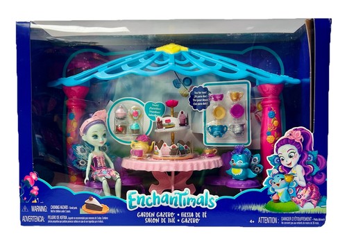 Juego Gazebo de Jardín Enchantimals con Muñeca Patter Peacock y Solapa - Imagen 2 de 3