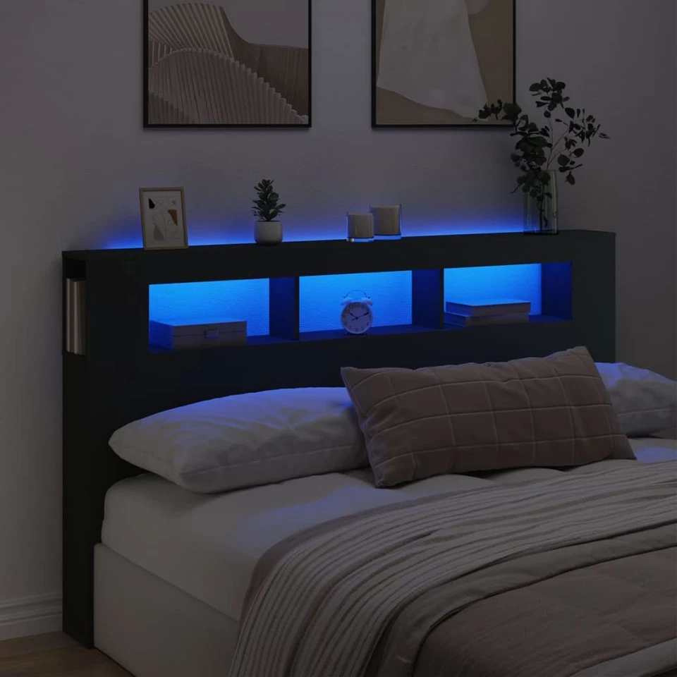 Led Headboard, Led Headboards, Testiera A Led vidaXL - Immagine 2 di 4