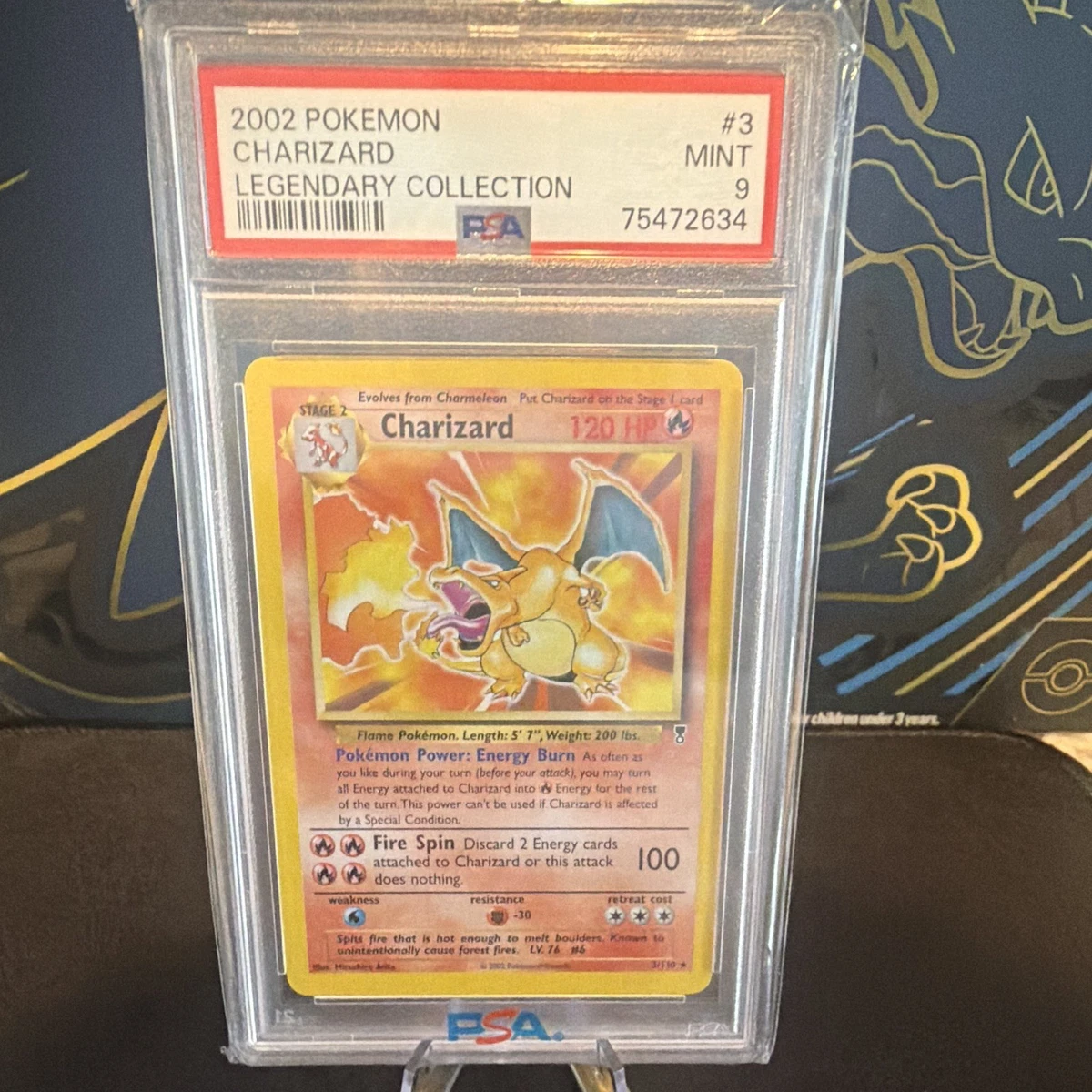 Charizard Pokémon TCG Legendary Collection Grade 9 Individual