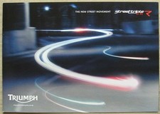 TRIUMPH Street Triple & Street Triple R 675 Motorcycle Sales Brochure For 2013