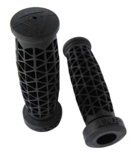 AME Super Soft Supersoft BMX or MTB low flange bicycle grips - BLACK