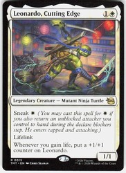 Leonardo, Cutting Edge 15/343 Rare - Teenage Mutant Ninja Turtles MTG