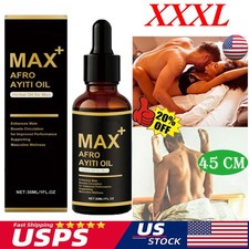 Max Afro Ayiti Oil Herbal Oil for Man Enhances Male Boosts Circulation USA