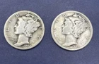 Lot Of Two Liberty Dime Coins 1942 1939