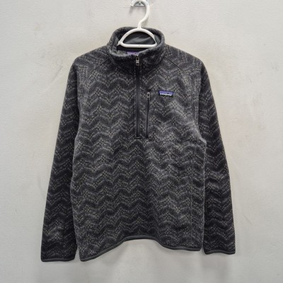 Patagonia Better Sweater 1/4 Zip Island Escape Forge Grey Pullover Jacke Small