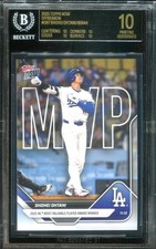 2025 Topps Now MVP #OS7 Shohei Ohtani card BGS 10 Black Label
