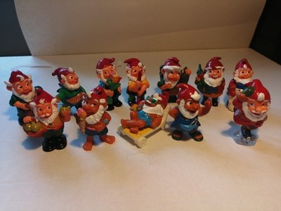 Complete Set With The Flower Pot Gnomes Through The Seasons 1994