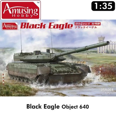 Black Eagle T80 Panzer Object640 Kampfpanzer 1:35 Bausatz Amusing Hobby 35A0064