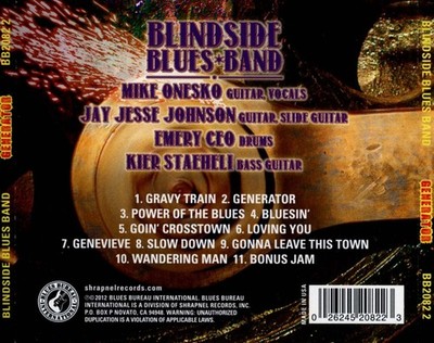 BLINDSIDE BLUES BAND - GENERATOR * NEW CD