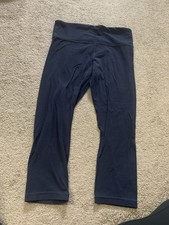 Women Size Medium, Athleta, Navy Blue Leggings