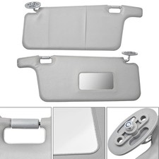 2pcs Interior Sun Visor Gray For 1996-2001 Honda Civic Lhd Sunvisor