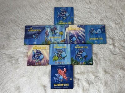 Lot of 9 The Rainbow Fish Board Books Kids Children Very Good