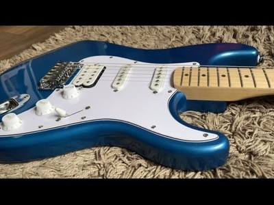 Squier Affinity Stratocaster HSS Electric Guitar with Frontman 15G Amplifier...