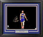 Stephen Curry Signed Framed 16x20 Photo Warriors Spotlight "The Captain" JSA