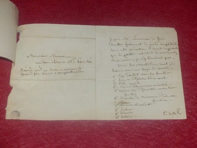 [Collec. Adolphe Thiers] Rare Signed Autograph Ca 1839 Charles Mirbel Botanist
