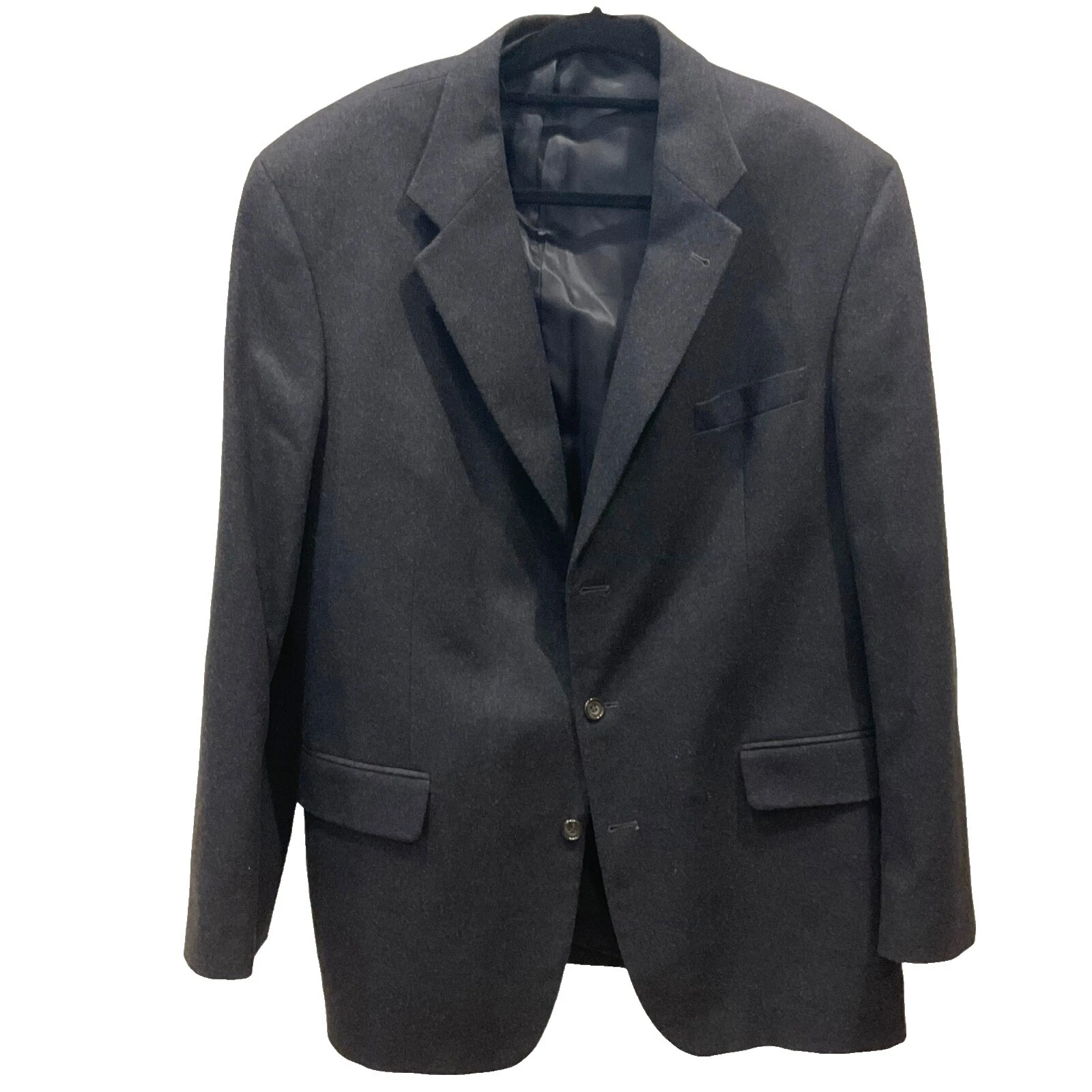 Oscar de la Renta Cashmere Black Suits & Blazers for Men