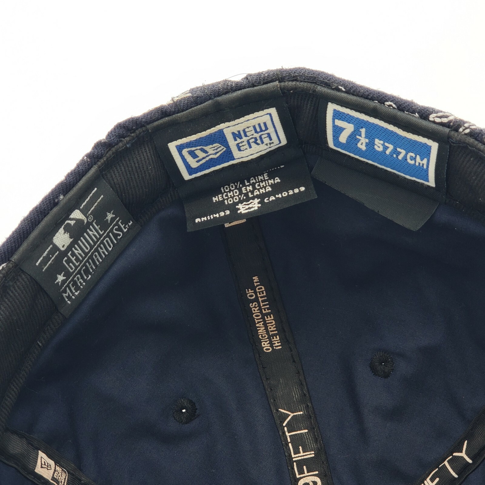 Casquette New Era 59Fifty Detroit Tigers - Emblème Métal Bleu Marine - Taille 7 1/8 - Occasion