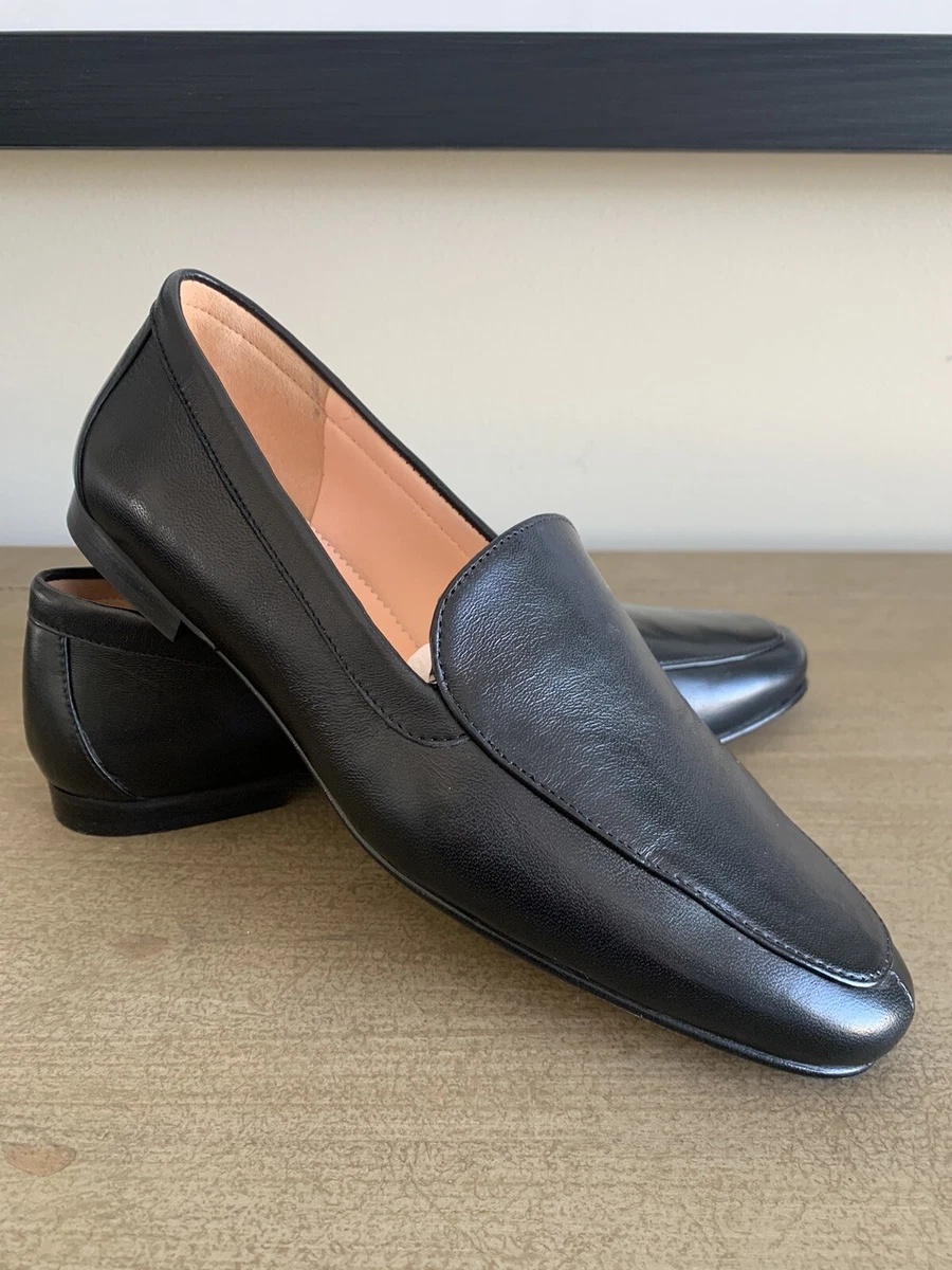 J.Crew Cecile Smoking Slippers Loafers Black size 6.5 new eBay