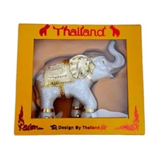 Thai Alloy Elephant Ornament  Size L perfect Gift and Souvenir Special Occasions