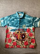 Koko Island Hawaiian Shirt XL Short Sleeve Tropical Floral Beach Made In USA Vtg