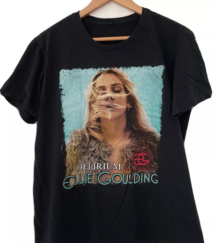 Ellie Goulding Delirium 2016 Tour T-shirt Large Matt and Kim Black