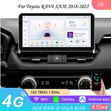 6+64G 10.33'' For Toyota RAV4 2018 2019 2020 Car GPS Stereo Radio DSP Carplay US