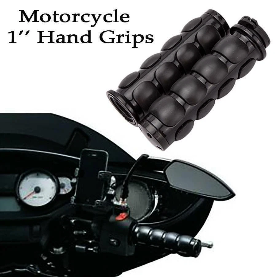 Empuñaduras de manillar de motocicleta de 1"" para Harley Davidson Sportster XL 1200 883 Foto 2 de 4