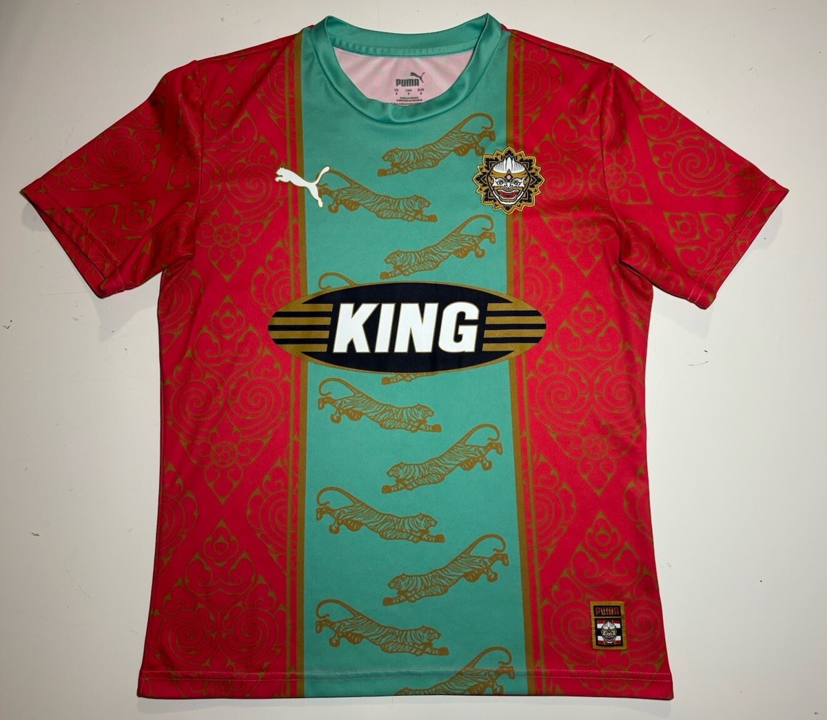 希少⭐︎PUMA Kodac All Star Soccer EASTユニフォーム Puma Bangkok Thailand Soccer Ramayana Jersey Mens Small Short