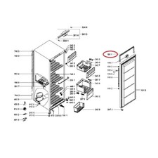 ATLANTIC Guarnizione Porta Magnetica Frigo e Congelatore Originale
