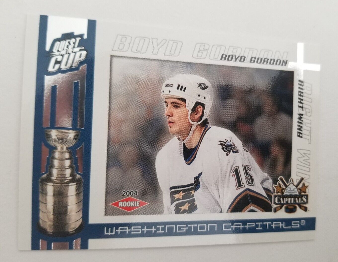 2003-04 Pacific Quest for the Cup /950 Boyd Gordon #138 Rookie RC