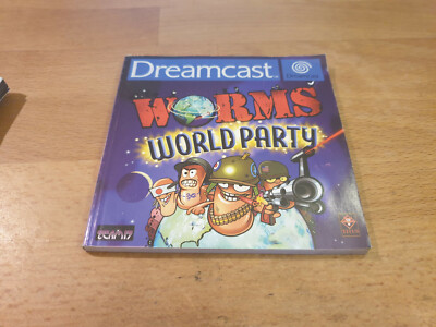 Worms World Party Sega Dreamcast Anleitung Instruction Booklet