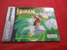 Rayman Advance Nintendo Game Boy Advance Instruction Manual Booklet ONLY W1