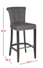Safavieh Addo Ring Bar Stool, Reduced Price 2172706321 HUD8242A