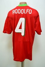 MATCH WORN LOKOMOTIV 2008 2009 HOME FOOTBALL SHIRT #4 RODOLFO