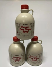 3 Quarts of 100%🍁Organic & Pure🍁Wisconsin Maple Syrup Grade B (Dark Robust)