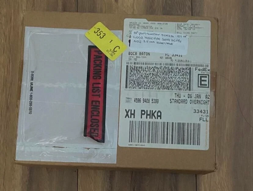 Hard Drive HP Part Number 504336-001 160GB 7200RPM SATA 3GB/S NCQ 3.5 inch - Image 4 of 4