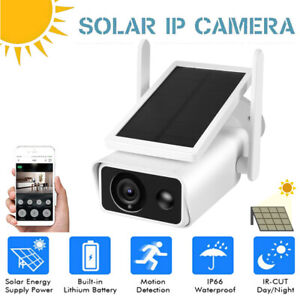 HD 1080P Solar Powered Energy Security Camera Wireless WiFi IP Home Night Vision