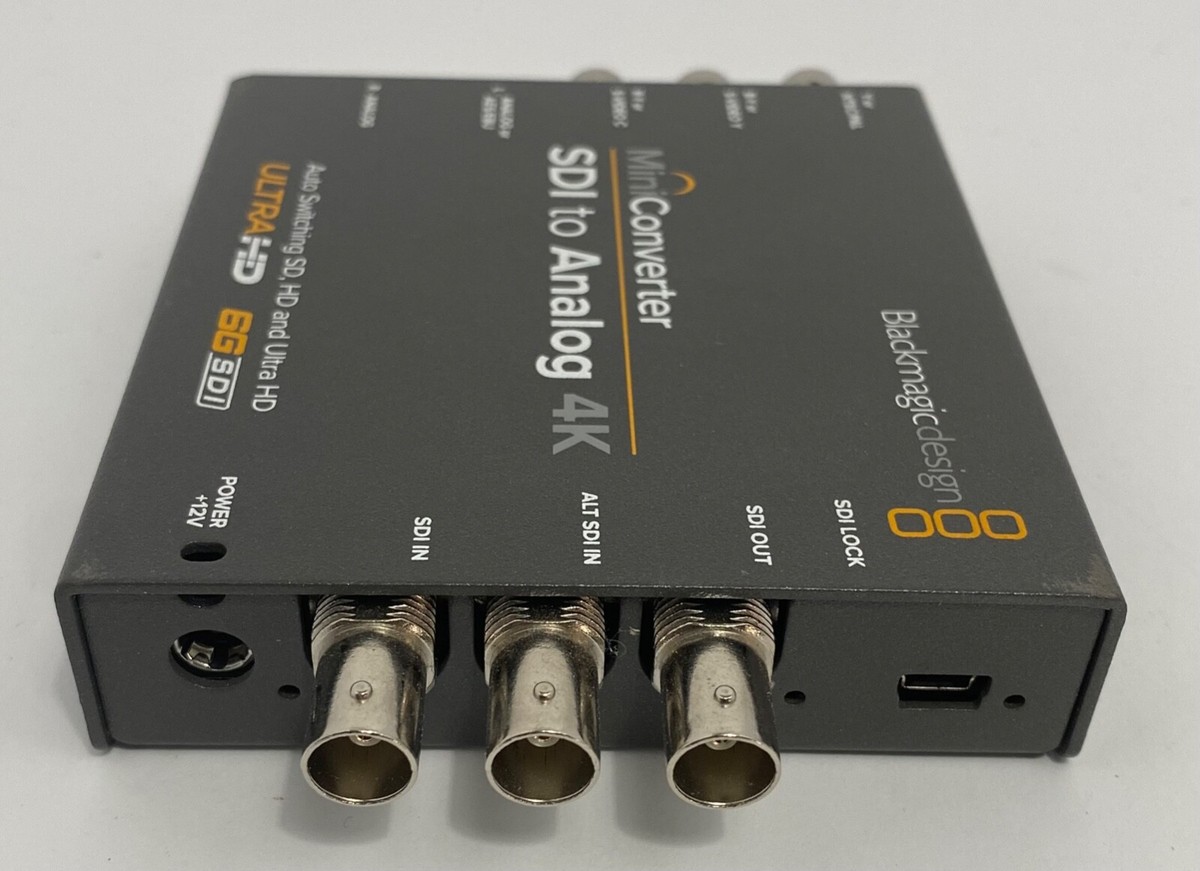 Blackmagic Mini Converter SDI to Analog① Amazon.com: Blackmagic Design Mini Converter SDI To Analog