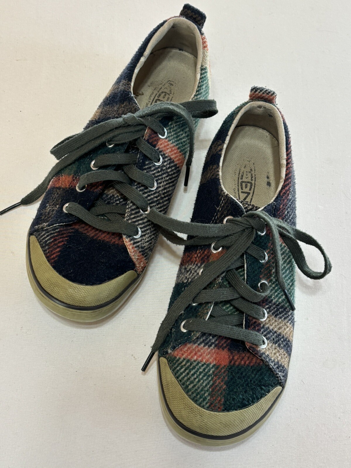 KEEN Plaid Pile Blu Verde Elsa Sneakers Donna 8 5