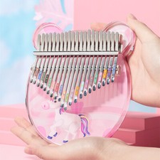 Kalimba Thumb Piano 17 Keys Mbira Finger Piano Gifts for Adults Kids Benginner