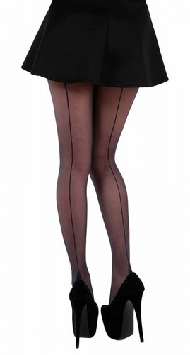 MEDIAS JIVE COSIDAS TALLA GRANDE XL XXL XXXL TACÓN CUBANO PAMELA HOMBRE BURLESCO RETRO - Imagen 6 de 8