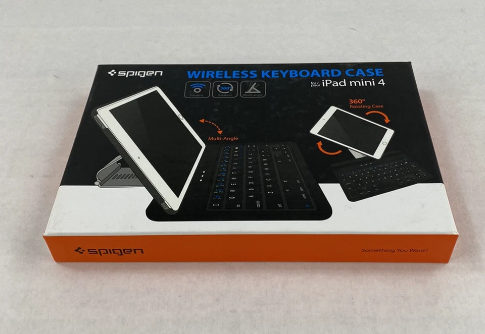 Spigen Wireless Keyboard Case for iPad Mini 4 Brand New - Image 2 of 4